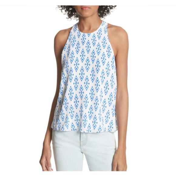 JOIE Brighton E Sleeveless Silk Racerback Top - Picture 1 of 7